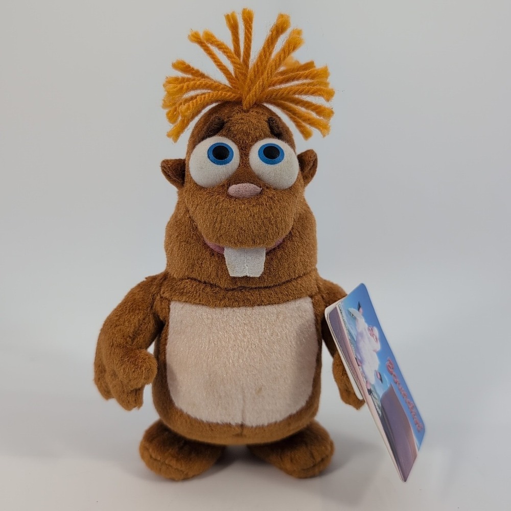 Thinkway Disney Pixar Boundin' Plush 7" Prairie Dog Gopher‎ NEW